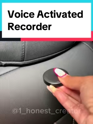 Voice activated recorder  #voicerecorder #recorder #voicerecording #tiktokshopfinds #treasurefinds  