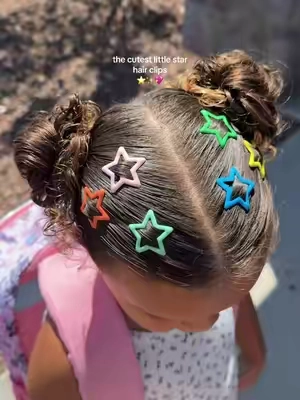I love having a girl 🥹💖 #TikTokshopbacktoschool #hairaccessories #kidshairaccessories #girlhairaccessories #starhairclips 