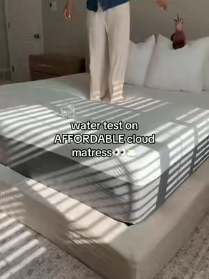finally got my hands on this mattress and it’s SO good 😩🤌🏼 #matress #cloud #sleep #bed 