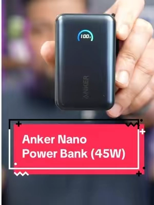 Anker Nano Power Bank: Compact 45W Fast Charging with Retractable USB-C Cable #Anker #PowerBank #TravelEssentials #BackToSchool #ttspathways