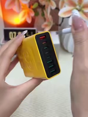 Too many devices, not enough outlets? This 8-port charger keeps your phone, tablet, earbuds, and more powered up-fast. Four USB-C, four USB-A, all in one sleek, portable hub. Clean desk, full charge, zero hassle#tiktokshop #fyp#travelcharger #tiktokshopblackfriday 
