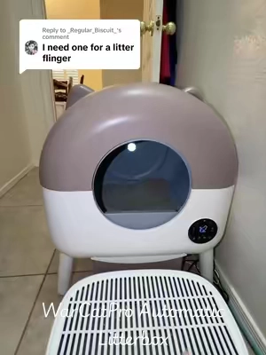 Replying to @_Regular_Biscuit_ a Automatic Litterbox designed for Cats that kick and fling litter 😻 #automaticlitterbox #litterbox #catsoftiktok #catlover #tiktokshopcreatorpicks 