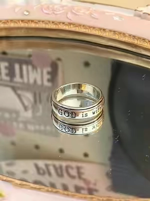 God is within her, she will not fall. 🙏✨#ring #christian #psalm465 #godiswithinher #christianjewelry