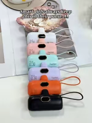 The one tech essential smart girls always carry 🔋✨#PortableCharger #TechFinds #BackToSchool #TravelEssentials #TikTokShopFinds 