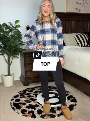 I’m 5’3” 135lbs wearing a small. If you want more length size up. Comes in other colors & patterns! #longsleeve #longsleeveshirt #fallstyle #falloutfits #plaidtop 