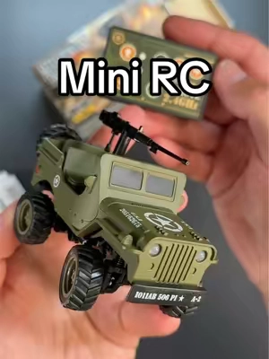 This Hotfree mini RC features remote and app control, three speed settings, LED headlights, and USB charging. #Hotfree #MiniRC #RemoteControlCar #RCCar #GiftIdeas