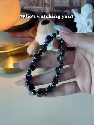 Don't let bad energy drain you, grab this hematite protection bracelet ✨ #tiktokshopsummersale #TikTokshopbacktoschool #bracelets #protection #lawofattraction
