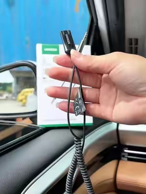 Use this adapter to turn your aux into bluetooth! #auxtobluetooth #carmusthaves #carhacks #cartok #ttshopfinds