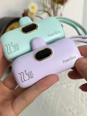 Compact, smart, and always fully charged. Available in 6 colors; supports fast charging. Don't miss out! #dealsforyoudays #fyp #tiktokshop #minipowerbank  #portablecharger 