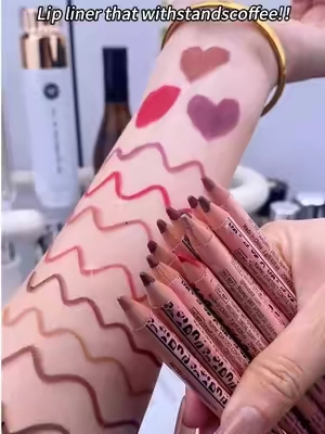 Honey, we have all the colors you want here✨✨Waterproof, smudge-proof, transfer-proof -and only this price for 12? 💕💕#liplinerrecommendation #affordablemakeup #mattelipliner #transferproof #waterproof