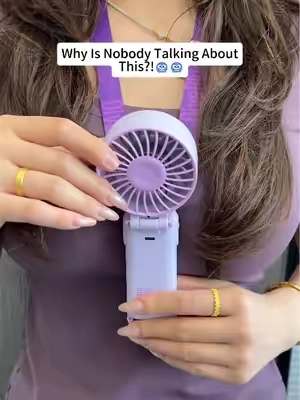It’s small enough to keep in your bag,and when you feel hot🥵,you can just pull it out and use it right away.#diveblues #portablefan #staycool #summerwins #tiktokdealsforyoudays 