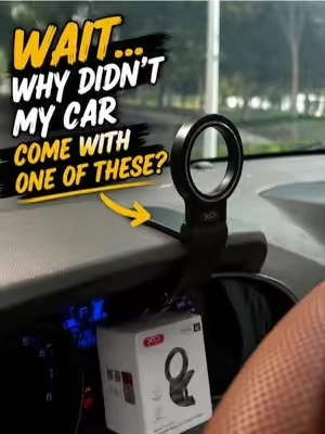 No more holding your phone while driving. This compact magnetic car mount keeps your GPS right where you need it. 🚗📱
 #CarAccessories
 #CarGadgets
 #TechGadgets
 #RoadTripEssentials
 #MustHaveGadgets