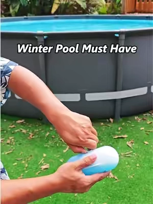 Don’t close your pool for winter without this! ❄️💦 Just toss the winterizing capsules in before covering your pool and let them work through the off-season. Less worry now, easier pool opening next spring. Such a smart winter pool must-have! #poolhacker #poolclosing #poolwinterizing #PoolClosingkit #TikTokshopbacktoschool
