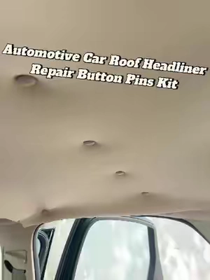 Need a quick fix for a sagging car headliner? 🚗🔥 These repair button pins make it easy to secure loose fabric without replacing the whole headliner! DIY-friendly & budget-saving. Tap the cart to grab yours! 🛠️ #CarRepair #AutoRepair #CarAccessories #DIY #CarTok 