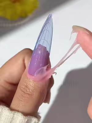 Wait… why did nobody tell me extension gel could be this easy? 👀💅#nailhack #fypage #easynails #toenails #pressonnails 
