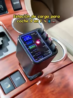Este cargador de coche de carga rápida 9 en 1 acaba de actualizar todo mi vehículo 🔥 — ya no hay que pelear por los puertos, todo se carga al mismo tiempo y RÁPIDO. Teléfono, tableta, todo... resuelto. Créeme, esto cambia las reglas del juego. 🚗 #carcharger #dealsforyoudays #phonecharger #caressentials #TikTokshopbacktoschool 