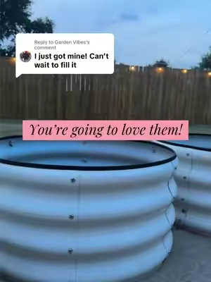 Replying to @Garden Vibes They’re easy, aesthetic & so practical for all kinds of gardening!  #metalplanters #raisedgardenbeds #raisedgardening #gardeningforbeginners #gardentok 