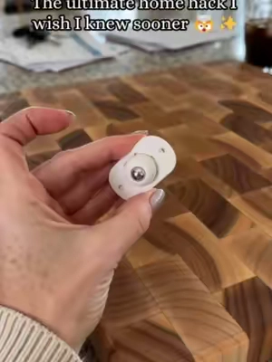 Stop dragging heavy furniture and scratching those floors! 🛑🪵 These peel-and-stick mini wheels take literally 5 seconds to install and make EVERYTHING glide with one finger. Perfect for heavy bins, kitchen appliances, and wooden crates! ✨#lifehackvideo #CleanTok #organizationhacks #homefinds #tiktokshop #asmr