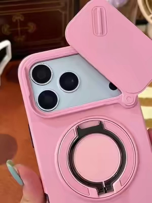 Shockproof Magnetic Case with Slide Camera Lens Protector For iphone17 16 15 141312#iphone17promaxcase #iphone16procase #Magnetic #iphonecase