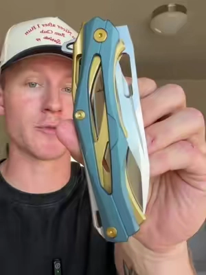 Purple dragon folding knife. D2 blade with skeletonized stainless steel handle. #purpledragon #edc #foldingknife #tiktokshopcreatorpicks 