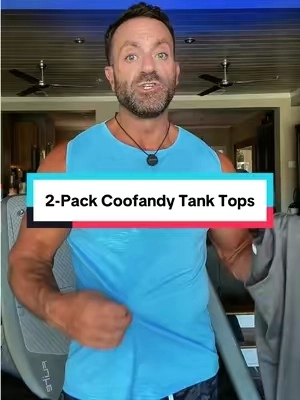 The COOFANDY Men’s Workout Tank Top 2-Pack combines an athletic fit with lightweight, breathable comfort that’s made for movement. The sleeveless design gives your shoulders and arms plenty of freedom whether you’re lifting, hitting chest day, or getting in a full-body workout. Plus, you’re getting two versatile tanks in one pack, making it easy to keep your gym rotation ready to go. #tanktops #workouttank #mensstyle #mensfashion #summerstyle 