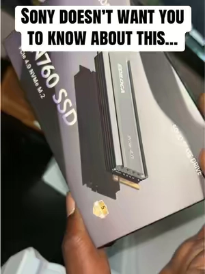Easy way to expand your storage on your PlayStation! #playstation #ssd #storage #harddrive #tiktokshopcreatorpicks 