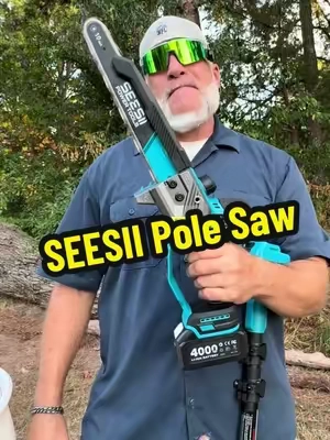 SEESII (10/8)-Inch 2-in-1 Cordless Pole Saw & Mini Chainsaw ##polesaw ##seesii ##chainsaw ##TikTokshopbacktoschool ##TikTokShopCreatorPicks