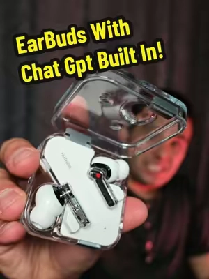 Earbuds with built in chat gpt! Voted best headphone in there price point! #earbuds #headphones #audio #backtoschool #TikTokshopbacktoschool 