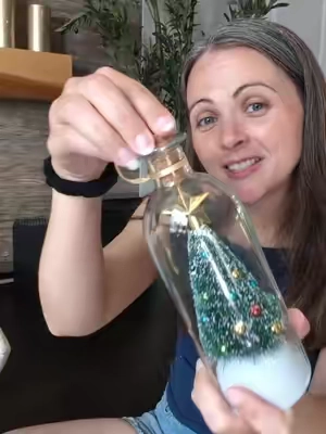 Recordable Christmas tree decoration. #christmasdecorations #messageinabottle #christmasgift #TikTokshopbacktoschool 