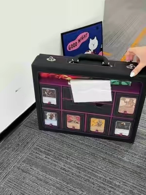 Finally a setup that keeps up with game nights❤️#kabinka #giftguide #storagebox #mtgtiktok #mtgcommunity #mtgcommander #tcgcommunity 