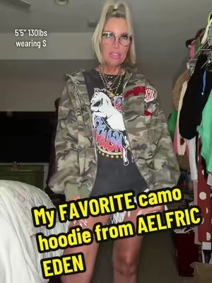 My FAVORITE camo hoodie from @AELFRIC EDEN #hoodie #camo #zipuphoodie #oversizedhoodie #unisexfashion 