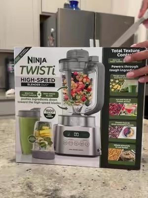 La mejor decisión fue reemplazar mi licuadora vieja con esta Ninja Twisti High Speed Blender Duo #ninjakitchen 