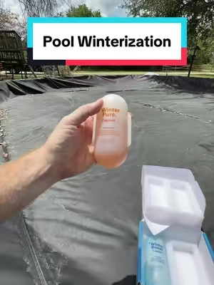 Winter Pure Capsule for pool #TikTokshopbacktoschool #tiktokshopcreatorpicks #poolwinterization #winterizepool #pooltreatment 