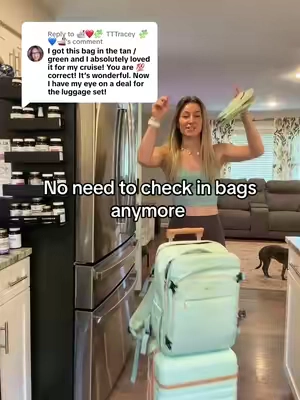 Replying to @🛳️❤️🧩  TTTracey  🧩💙🚢  it really is such a great piece of luggage. Ukein Carry On Luggage Set #ukein #luggageset #carryon #tiktokshopfinds #TikTokshopbacktoschool 