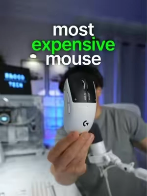The most expensive mouse on TikTok - The Logitech Pro x2 superstrike #mouse #logitech #gamingmouse #prox2 #competitivegaming 