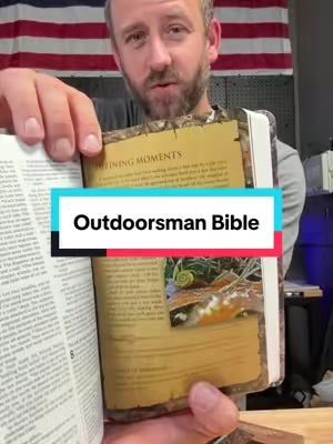 NIV, Outdoorsman Bible #bible #ourdoorsman #camo #faith #tiktokshopcreatorpicks 
