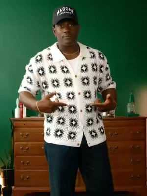 If your summer outfits feel boring, sometimes you don’t need more accessories or more layers. You just need a shirt with more character. That’s what I like about this knitted button up. Between the crochet texture, patterned design, and relaxed silhouette, it brings enough detail to carry the entire outfit. I can throw it on with simple white pants and the fit already feels finished. #MensSummerStyle #KnitShirt #MensOutfitIdeas #CrochetStyle #TikTokShopFinds 