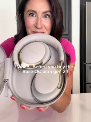 If you’ve been eyeing the Bose QuietComfort Ultra headphones, check the original ones before jumping to the Gen 2 👀 You still get the premium sound, noise cancellation and comfortable over-ear design, and the first generation is now a much more tempting option with the new version out. 🎧 #BoseQuietComfortUltra #BoseHeadphones #noisecancellingheadphones #ad #qvcloyaltyprogram 