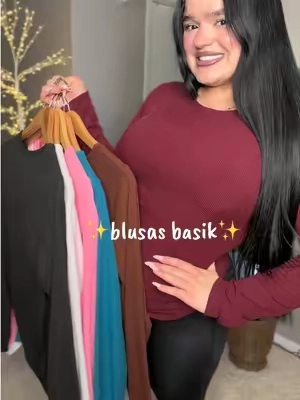 Un básicos que nunca pueden faltar talla M me ordené bien suaves y lindas #franelas #blusas #blusasbonitas #creatorsearchinsights 