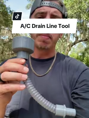 A/C drain line Tool #airconditioner #homeupgrade #airconditionerrepair #homemaintenance #savemoney 