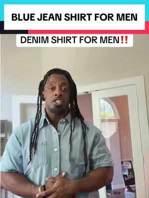 Nice add to my wardrobe! #denim #jeans #mensfashiontips #shirt #TikTokshopbacktoschool 