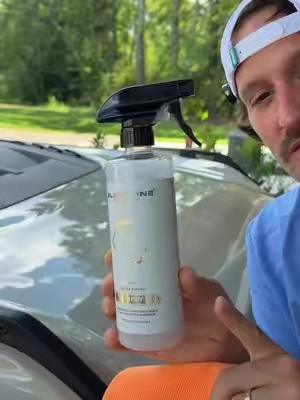 That deep gloss without spending hours detailing. 🔥 BLACKLINE Vionyx Ceramic Protectant adds slickness, shine, and a layer of protection with a simple spray-and-wipe application. #BlacklineCarCare #CeramicCoating #CarDetailing #CarCare #AutoDetailing 