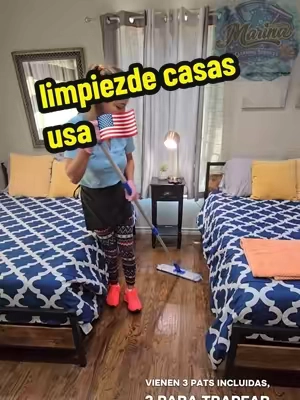 Microfiber Cleaning System mop para limpieza de casas en usa #mop #housecleaning #trapeadordeplancha #trapeador #TikTokshopbacktoschool 