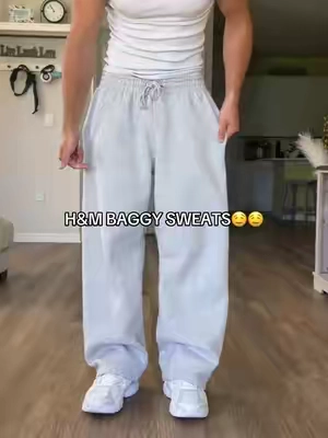 @H&M 5’10 165 MEDIUM #sweatpants #baggysweats #baggysweatpants #falldealsforyou #handm 