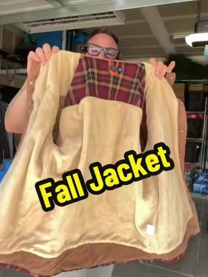 Sherpa line plaid fleece jacket #tiktokshopcreatorpicks #mensfashion #falljacket #fallfashion 