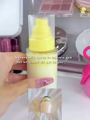 mumuki pdrn banana cream mist is literally perfect for the dry season #mumuki #kbeauty #bananamilk #mist #banana 