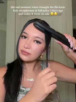 it’s just such a good hair straightener though 😭😭 #bioionic #bioionicstraightener #hairstraightener #flatiron #tiktokshopcreatorpicks 