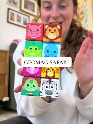 Safari stacking cubes 🩷
