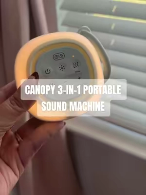 from the red light to the child lock and 15 different sounds they really thought through every little detail 🥹🤍 #canopy #babyessentials #portablesoundmachine #newbaby #backtoschool 