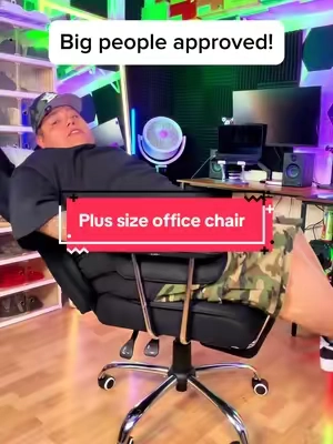 Big and tall office chair #gamingchair #officechair #plussizechair #plussizeofficechair #TikTokshopbacktoschool 